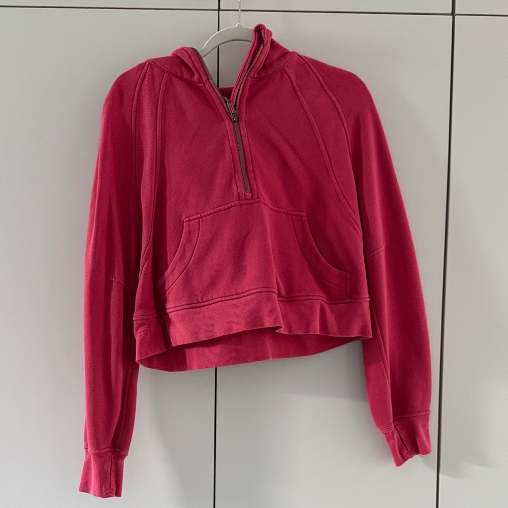 lululemon athletica Fuchsia Half-Zip Hoodie